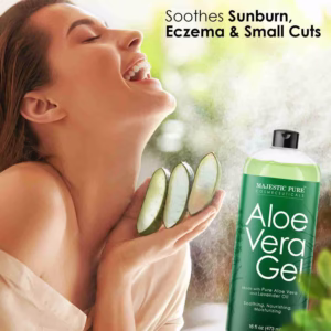Majestic Pure Aloe Vera Gel for Face and Hair Gallery Image 3